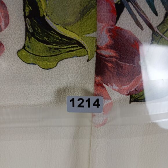 Eclipse Dress Women Medium Cream Flowy Feminine Flutter Sleeve - Picture 7 of 7